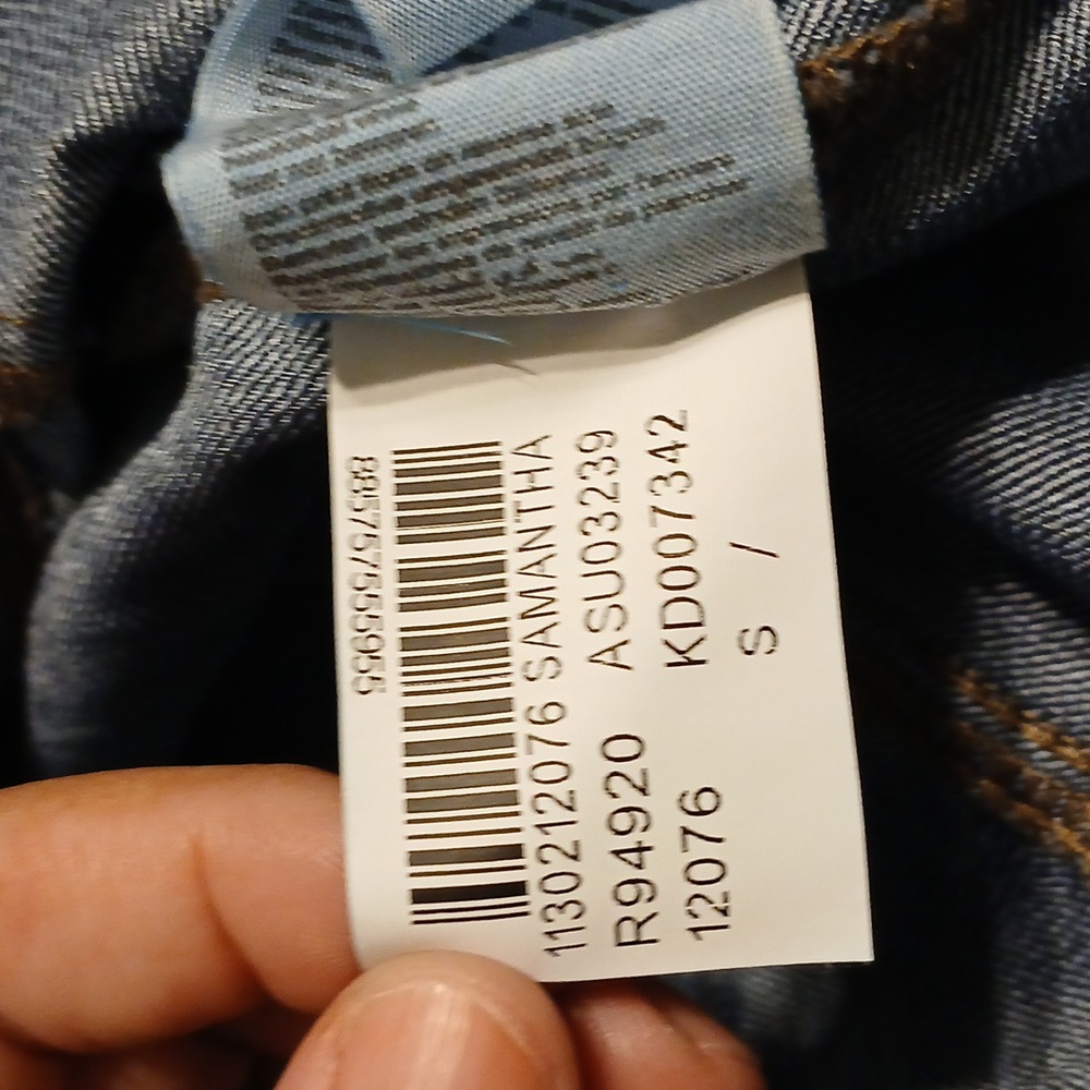 Vintage Mavi Denim Trucker Jacket woman's S - Picture 5 of 7